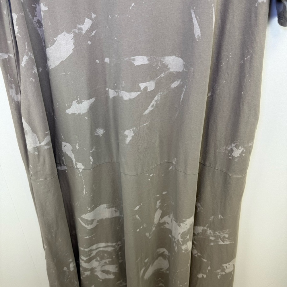 LUUKAA Earth Gray Shirt Tunic Dress Stone Lagenlook Layered Oversized boho US 16 - Picture 11 of 16